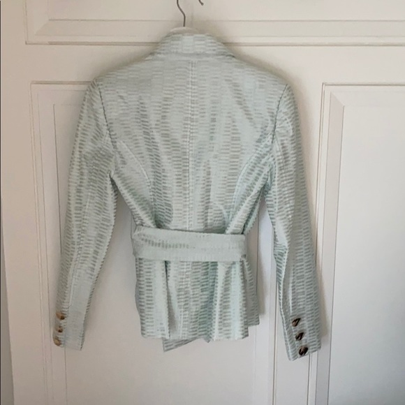 KeepSake 1 gold button mint blazer - Picture 2 of 6